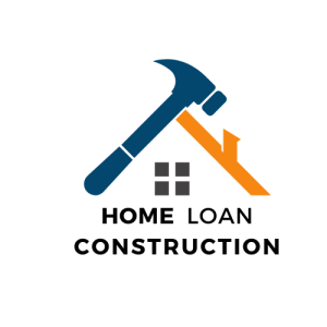 Home Construction Loan logo with building